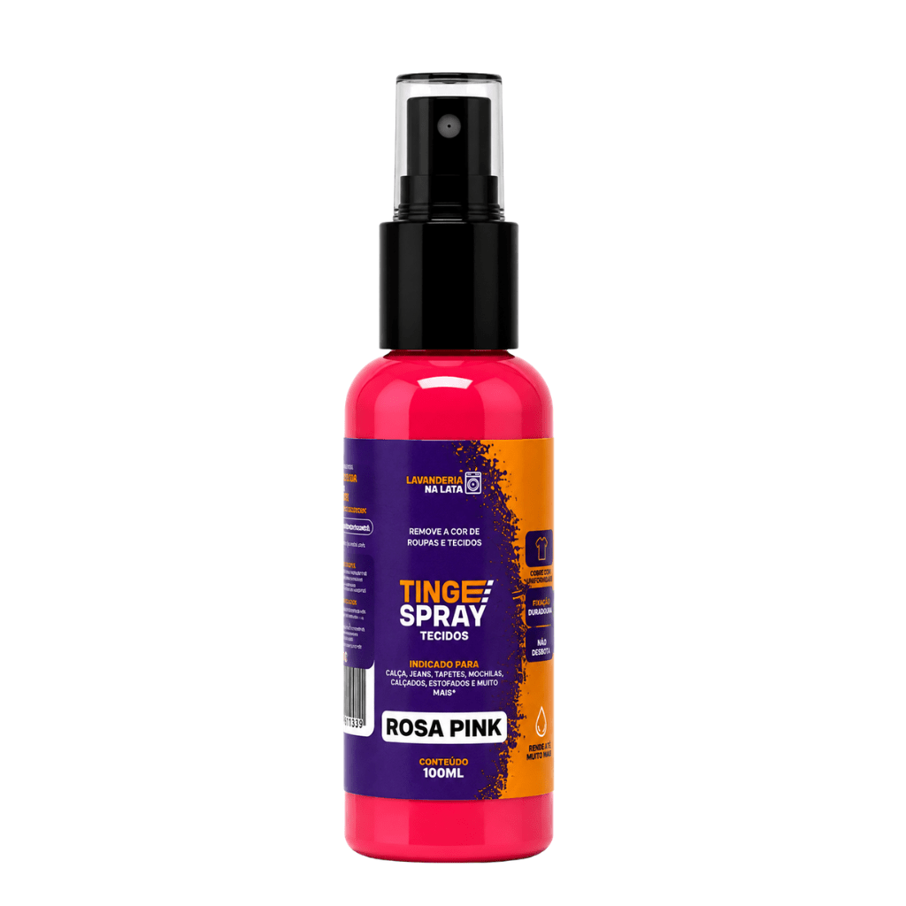 Tinta de Tecidos Roupas Estofados Carpetes - Tingespray Spray 120Ml - Lavanderia Na Lata