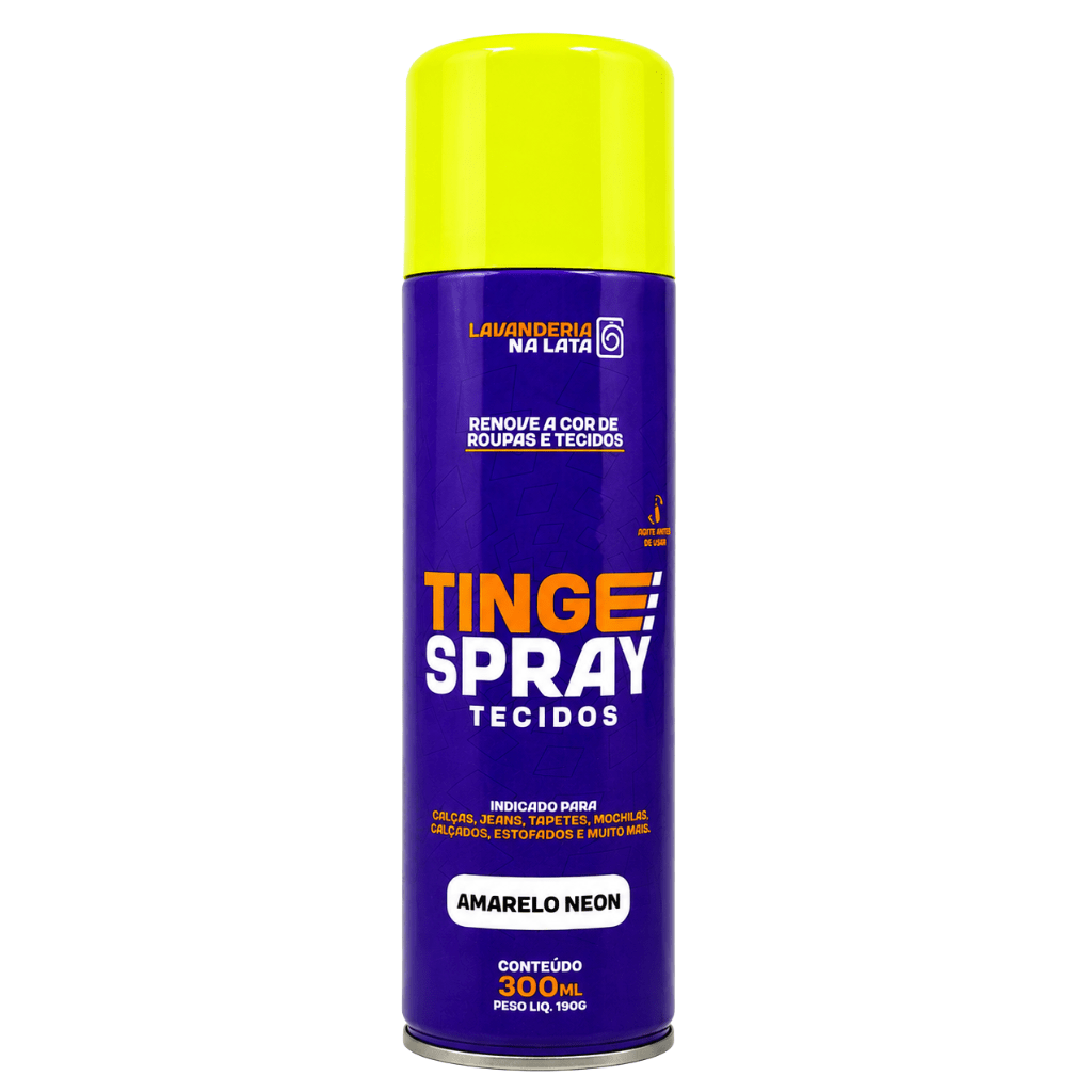 Tinta de Tecidos Roupas Estofados Carpetes - Tingespray Spray Aerossol 300ml - Lavanderia Na Lata