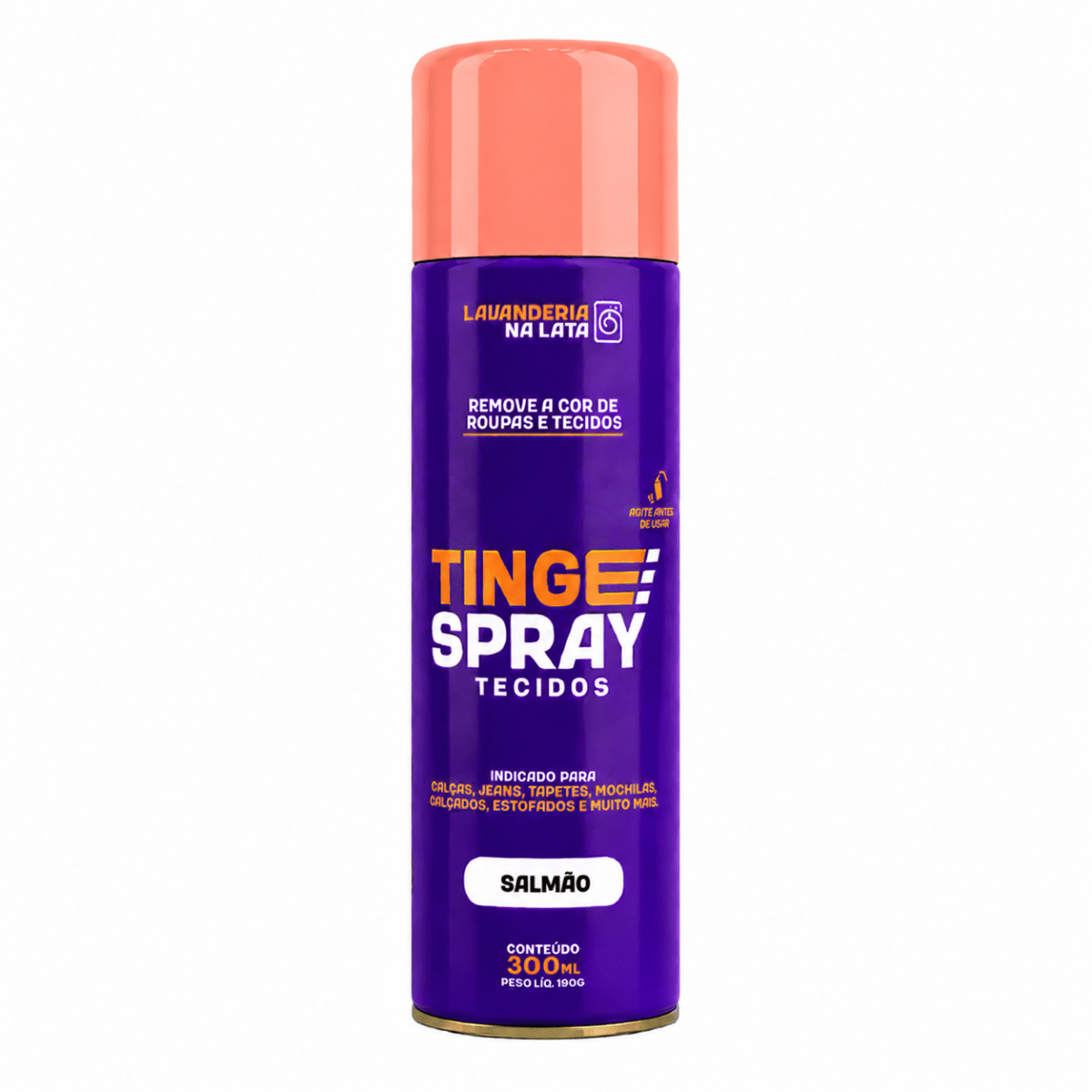 Tinta de Tecidos Roupas Estofados Carpetes - Tingespray Spray Aerossol 300ml - Lavanderia Na Lata