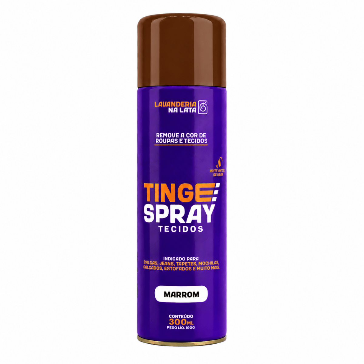 Tinta de Tecidos Roupas Estofados Carpetes - Tingespray Spray Aerossol 300ml - Lavanderia Na Lata