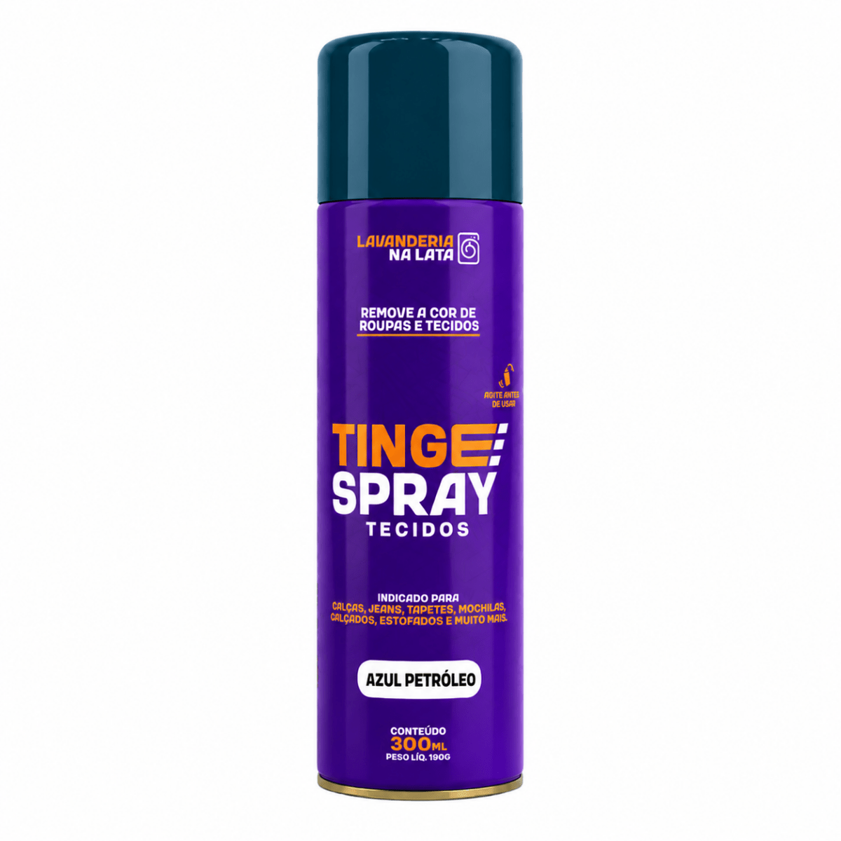 Tinta de Tecidos Roupas Estofados Carpetes - Tingespray Spray Aerossol 300ml - Lavanderia Na Lata