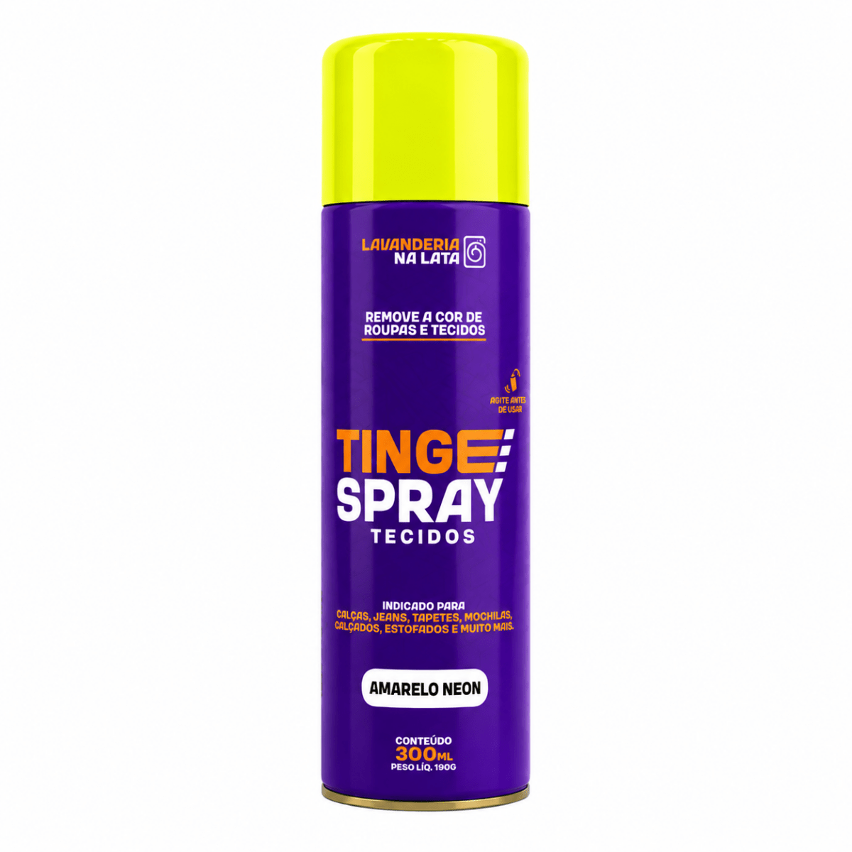Tinta de Tecidos Roupas Estofados Carpetes - Tingespray Spray Aerossol 300ml - Lavanderia Na Lata