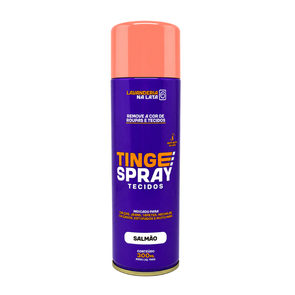 Tinta de Tecidos Roupas Estofados Carpetes - Tingespray Spray Aerossol 300ml - Lavanderia Na Lata