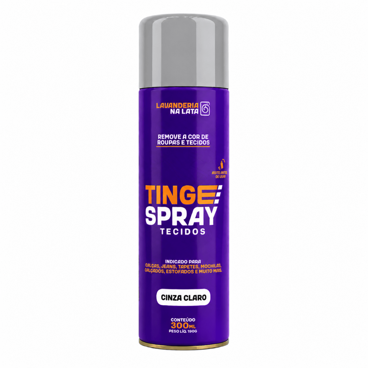 Tinta de Tecidos Roupas Estofados Carpetes - Tingespray Spray Aerossol 300ml - Lavanderia Na Lata