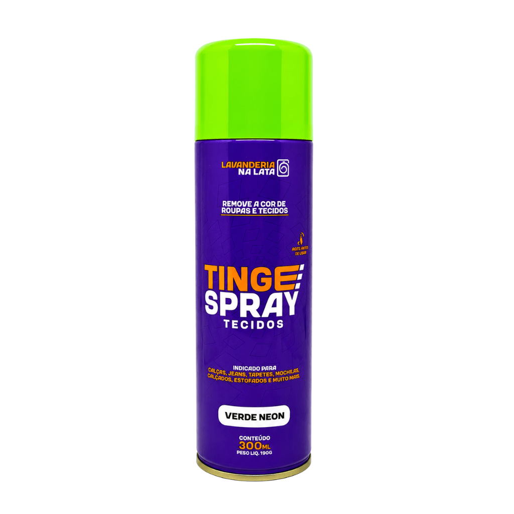 Tinta de Tecidos Roupas Estofados Carpetes - Tingespray Spray Aerossol 300ml - Lavanderia Na Lata